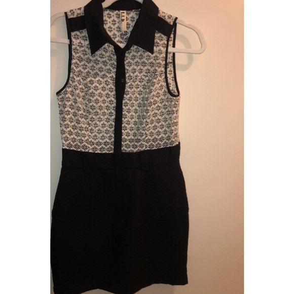 t.l.h by Hype Black/white lace dress w/pockets - Picture 6 of 8